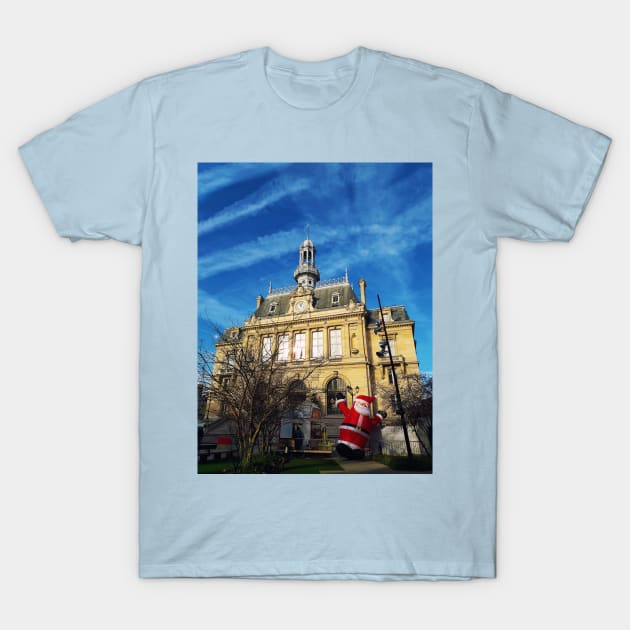 Asnires sur Seine city hall T-Shirt by psychoshadow